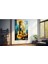 Soyut Gi̇tar Di̇key Cam Tablo, Çalışma Odası, Ofi̇s, Sanat, Dekorati̇f Tablo 2
