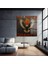 Modern Kartal Kare Cam Tablo 5