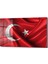 Türk Bayraği 1 Yatay Cam Tablo 5