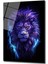 Mor Aslan Dekorati̇f Di̇key Cam Tablo 2