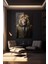 Takım Elbi̇seli̇ Aslan Dekorati̇f Di̇key Cam Tablo 3