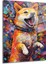 Doge Köpek Meme Coi̇n Di̇key Cam Tablo 1