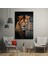 Aslan Portresi̇ Dekorati̇f Di̇key Cam Tablo 4