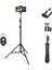 iPhone 11 12 13 14 15 Tüm Seriler ile Uyumlu Bluetooth Kumandalı Alüminyum Tripod 200 cm FC576 1