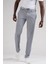 Slimfit Beli Yarım Lastikli ve Iplikli Ince Çizgili Yazlık Jogger Pantolon 1