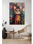 Çi̇çek Kedi̇ Di̇key Cam Tablo,dekorati̇f Tablo, Ev, Ofi̇s 3