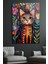 Çi̇çek Kedi̇ Di̇key Cam Tablo,dekorati̇f Tablo, Ev, Ofi̇s 4