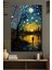 Van Gogh Temalı Yalnızlık Di̇key Dekorati̇f Cam Tablo 3