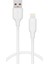 USB To Lightning Uyumlu iPhone Modelleri Için Hızlı Şarj ve Data Kablosu 40 cm (Beyaz) 4