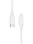 Type-C To Lightning Uyumlu iPhone Modelleri Için Hızlı Şarj ve Data Kablosu 100 cm (Beyaz) 3