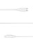Type-C To Lightning Uyumlu iPhone Modelleri Için Hızlı Şarj ve Data Kablosu 40 cm (Beyaz) 2