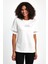 Kadın T-Shirt Kol Dantel Detay 2