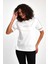 Kadın T-Shirt Kol Dantel Detay 3