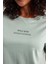 Kadın T-Shirt Kol Dantel Detay 4