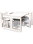 2 Kişilik Çekmeceli Oyun, Aktivite, Etkinlik Masası, Beyaz-Gri, 18MM Mdf 1