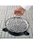Korpön Taşınabilir Kömürlü Barbekü, Mangal Siyah, 35 cm 3