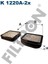 Fıltron FTR-K1220A-2X Kabın Fıltresı Mercedes W210 S210 W220 ... 1