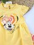 Kız Çocuk Şort Tişort Ikili Takım Fiyonklu Minnie Mouse Li Luck Girl Baskılı Pembe Açık Pembe Sarı 4