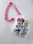 Kız Çocuk Kot Salopet Elbise Çanta Ikili Takım Minnie Mouse Baskılı 4