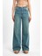 Wide Leg Denim Pantolon 4 2