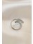 Mulvxxmd XDN02 Ayarlamalı Silver Renk Metal Zirkon Taşlı Kanat Yüzük (Mulvix) 1