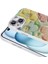 iPhone 14 Uyumlu Tcg Kılıf Çiçek Desenli Parlak Taşlı Sert Silikon Zore Garden Kapak-Mavi 4