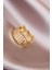 Mulvxxmd XDN02 Gold Renk Metal Ayarlamalı Kadın Yüzük (Mulvix) 1
