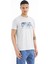 Oscar Gri Melanj Standart Kalıp Erkek T-Shirt - 88226 4