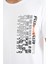 Alan Beyaz Standart Kalıp Erkek T-Shirt - 88208 3