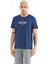 Boris İndigo Standart Kalıp Erkek T-Shirt - 88206 5