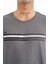 Stew Koyu Gri O Yaka Erkek T-Shirt - 88229 4