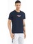 Harley Lacivert Standart Kalıp Erkek T-Shirt - 88203 4