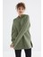 Çağla Reglan Kol Basic Kapüşonlu Oversize Sweatshirt Tunik - 97242 5
