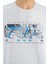 Oscar Gri Melanj Standart Kalıp Erkek T-Shirt - 88226 3