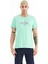 Boris Su Yeşili Standart Kalıp Erkek T-Shirt - 88206 1