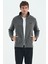Hardy Koyu Gri Standart Kalıp Polar Erkek Sweatshirt - 88299 1
