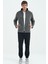Hardy Koyu Gri Standart Kalıp Polar Erkek Sweatshirt - 88299 4
