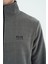 Hardy Koyu Gri Standart Kalıp Polar Erkek Sweatshirt - 88299 5