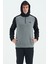 Ruby Gri Melanj Standart Kalıp Polar Erkek Sweatshirt - 88300 2