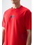 Fiesta Pamuklu Kalın Yumuşak Dokulu Oversize Fit Baskılı Erkek T-Shirt - 88376 3