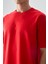 Fiesta Pamuklu Kalın Yumuşak Dokulu Oversize Fit Basic Erkek T-Shirt - 88378 2