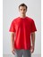 Fiesta Pamuklu Kalın Yumuşak Dokulu Oversize Fit Basic Erkek T-Shirt - 88378 4