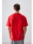 Fiesta Pamuklu Kalın Yumuşak Dokulu Oversize Fit Basic Erkek T-Shirt - 88378 5