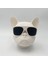 Fransız Bulldog Bluetooth Hoparlör Köpek Kafası Ses Süper Bas Açık Mini Çelik Top Sevimli Kablosuz Taşınabilir (Yurt Dışından) 1