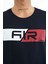 Casey Lacivert Standart Kalıp Erkek T-Shirt - 88205 3