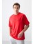 Fiesta Pamuklu Kalın Yumuşak Dokulu Oversize Fit Baskılı Erkek T-Shirt - 88374 4