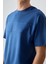 Parlament Pamuklu Kalın Yumuşak Dokulu Oversize Fit Basic Erkek T-Shirt - 88378 2