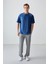 Parlament %100 Pamuk Kalın Yumuşak Dokulu Oversize Fit Basic Erkek T-Shirt - 88353 4