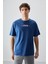 Parlament %100 Pamuk Kalın Yumuşak Dokulu Oversize Fit Baskılı Erkek T-Shirt - 88356 3