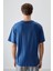 Parlament %100 Pamuk Kalın Yumuşak Dokulu Oversize Fit Baskılı Erkek T-Shirt - 88356 5
